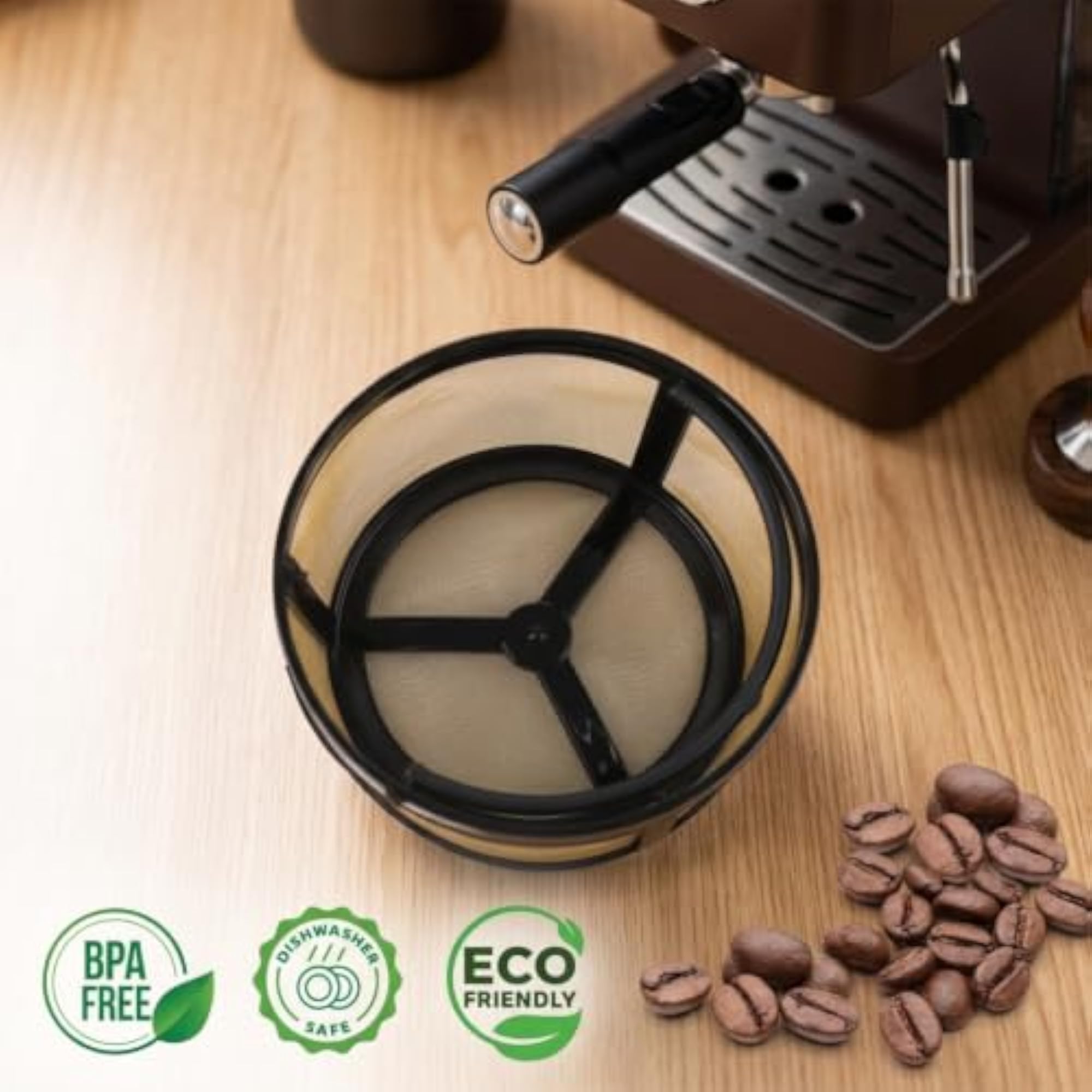 Compatible Flat Coffee Filter Basket for Coffee Maker